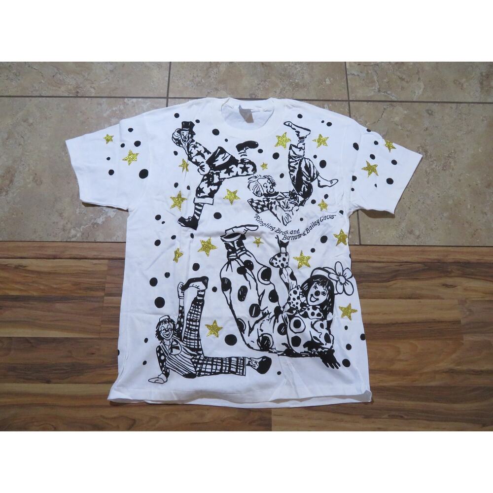 Ringling Brothers Barnum Bailey Circus AOP T-shirt  XL 1990s